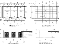 File Autocad thiết kế nhà chứa rác trong bệnh viện kích thước 5x9m