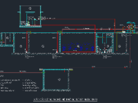 File autocad thiết kế Trạm xử lý nước thải 150 m3.ngày đêm cho công trình, dự án