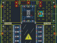 Bản vẽ autocad tủ điện MSB