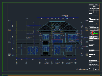 file cad bản vẽ biệt thự 2 tầng,thiết kế kiến trúc biệt thự 2 tầng,kiến trúc biệt thự 2 tầng 17.6x8.3m,bản vẽ biệt thự file cad