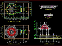 Bản vẽ chòi nghỉ bát giác,kết cấu kiến trúc nhà nghỉ bát giác,kiến trúc bát giác,nhà mồ bát giác