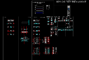 Bản Vẽ Mẫu,Trình Bày Trên Layout,File cad,Bản vẽ