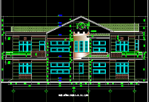 File bản vẽ Nhà Phố (2 tầng) đầy đủ chức năng sử dụng kích thước 4 m x 20 m