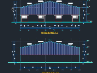 File bản vẽ nhà xưởng 5x160m