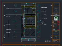 nhà phố 3 tầng,bản vẽ nhà phố 3 tầng,Kiến trúc nhà phố 3 tầng,file cad nhà phố 3 tầng