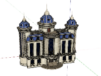 File biệt thự 2 tầng model sketchup đẹp mới