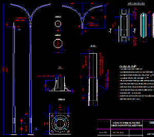 File cad - Thư viện các loại đèn chiếu sáng đường phố part 4