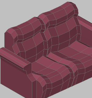 File cad 3d ghế sofa cho anh em tham khảo