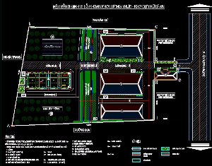 File cad _ dự án Mặt Bằng nhà kho xưởng