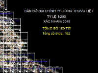 File Cad Bản đồ địa chính phường Trung Liệt, quận Đống Đa, tỷ lệ 1:200 