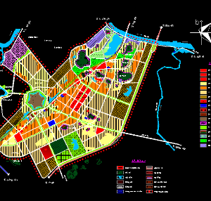 File Cad Bản Đồ Quy Hoạch Chung Bắc Ninh Tới Năm 2020