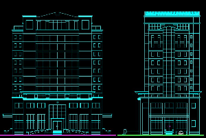 File cad bản thiết kế trụ sở văn phòng