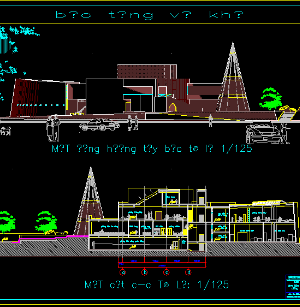 File cad Bản vẽ Bảo Tàng Vũ Khí (đầy đủ: MĐ,MC,MB)