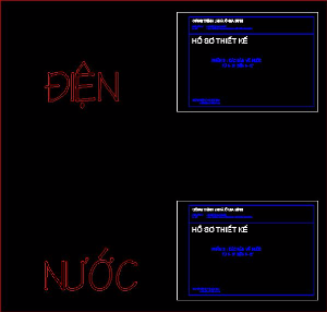 File cad Bản vẽ Biện pháp thi công đường điện và đường nước