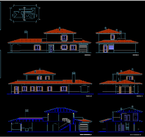 File cad bản vẽ biệt thự mang phong cách tây âu (sưu tầm cho các bạn tham khảo)