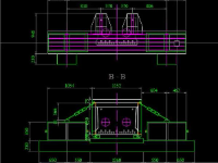 File cad Bản vẽ Cầu bản lắp ghép L=3x15m có xà mũ trực tiếp trên cọc – Shinxo