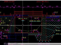 File cad bản vẽ cầu bản mố nhẹ đổ tại chỗ L=6m B=5m