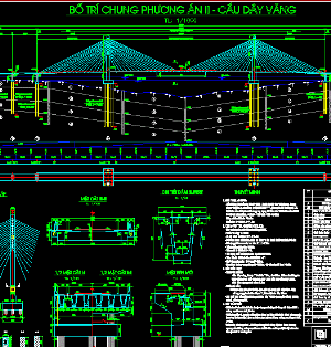 File cad,cầu dầm,bản vẽ cầu,bản vẽ cầu đường,bản dầm cầu trục,cầu dầm cáp hỗn hợp