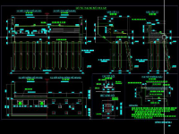 File cad bản vẽ cầu dầm I BTCT căng trước L=3×18.6m B=11.5m - Dự toán
