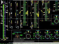 File cad bản vẽ cầu dầm I L=30m B= 10,5m