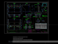 File cad bản vẽ cầu dầm Super T 6×38.3m L=12m