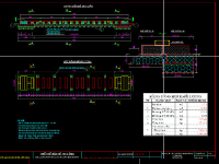 File cad bản vẽ Cầu dầm T BTCT thường 1 nhịp L= 18m B=3.5m No2, Bảng tính