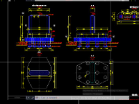 File cad bản vẽ cầu đúc hẫng 49.5+83+103+83+49.5m B=23.5m