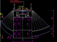 File cad bản vẽ cầu giao thông nông thôn T thường L=14m B=3.5m No2