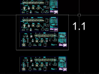 File cad bản vẽ cầu mố trụ dẻo L=3×6.58m B=4.5m