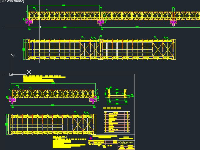 File cad bản vẽ cầu tạm Bailey