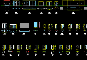 File cad bản vẽ chi tiết các mẫu cửa ra vào