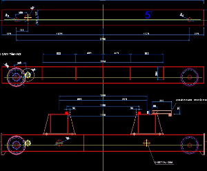 File cad Bản vẽ Chi tiết Dầm Cầu trục 5T-20T nhịp 22.5m