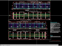 File cad bản vẽ chi tiết ván khuôn dầm I 24m căng sau