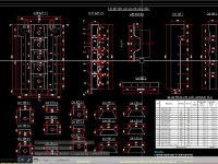 File cad bản vẽ Chi tiết ván khuôn dầm I 33m căng sau
