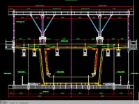 File cad bản vẽ chi tiết xe đúc B=18m