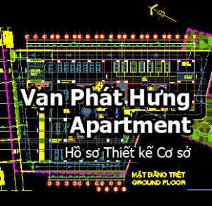 File cad Bản vẽ chung cư Vạn Phát Hưng