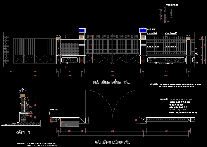 File cad,hàng rào sắt,cổng tường rào,hàng rào