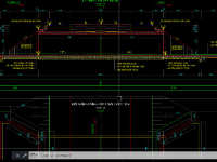 File cad bản vẽ cống hộp đơn đổ tại chỗ 2.5×2.5