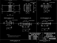 File cad bản vẽ dầm thép liên hợp L=18m B=6.5m