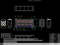 CAD bản vẽ điển hình ụ chống va đập dùng trên đường cao tốc