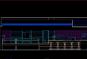 bản vẽ kiến trúc,file cad vẽ quán cà phê,kiến trúc quán cà phê