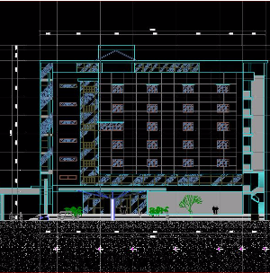 File cad bản vẽ kiến trúc của bệnh viện Đa Khoa