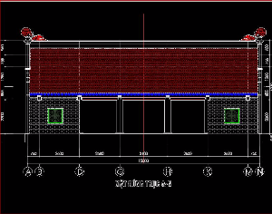 File cad bản vẽ kiến trúc Đình Hoàng Mai Hà Nội