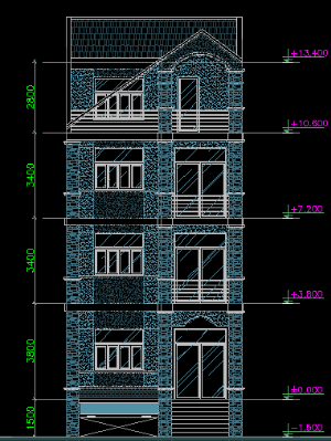 Nhà phố,biệt thự phố,bản vẽ biệt thự,biệt thự 7x15m