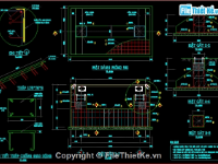 File cad Bản vẽ móng trạm cân, và thiết kế trạm cân