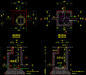 File cad Bản vẽ nắp đậy hố ga