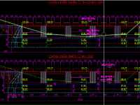 File cad bản vẽ ngầm tràn liên hợp 5x3x1,5m bằng cống hộp