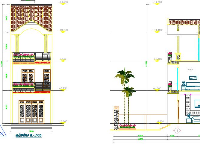 bản vẽ 3 tầng,bản vẽ cad nhà 3 tầng,3 tầng,nhà 3 tầng,nhà dân 5x25m