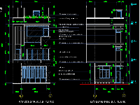 File cad bản vẽ nhà phố 4 tầng 5.2x20m (Kiến trúc, kết cấu)