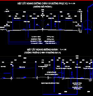 File cad Bản vẽ nút giao thông Ngã tư vọng